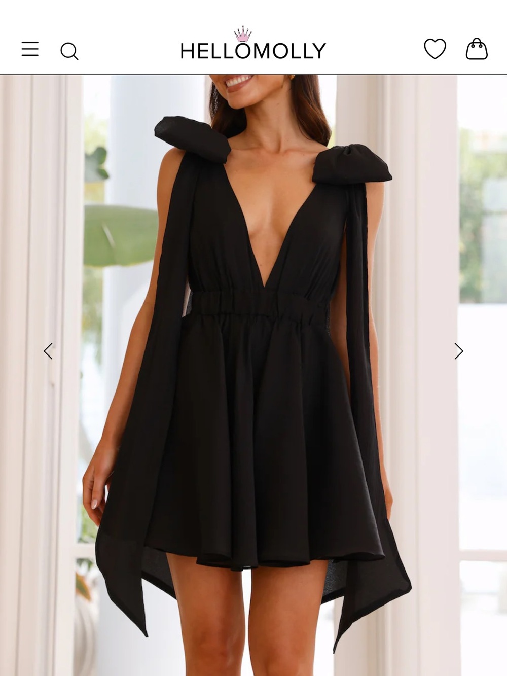 Hello Molly Black Dress